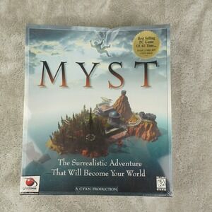 Myst CD-ROM for Windows 3.1 & Win 95 Big Box PC Game 1990s Brand New And Sealed!
